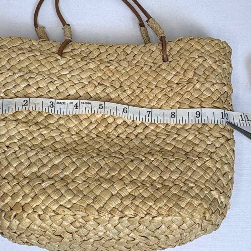 Xhilaration Straw Mini Tote Bag - Picture 8 of 11